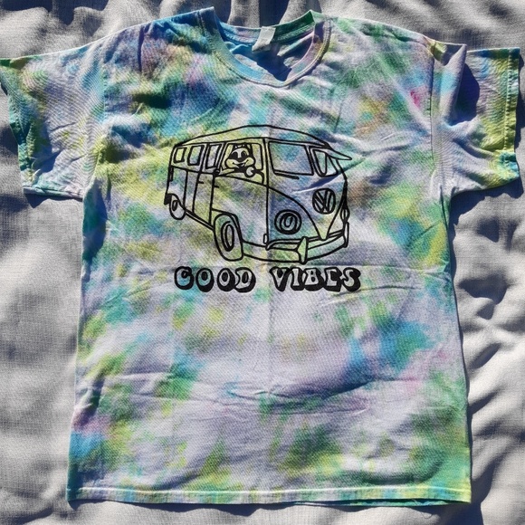 Other - Good Vibes Tye Dye Tee